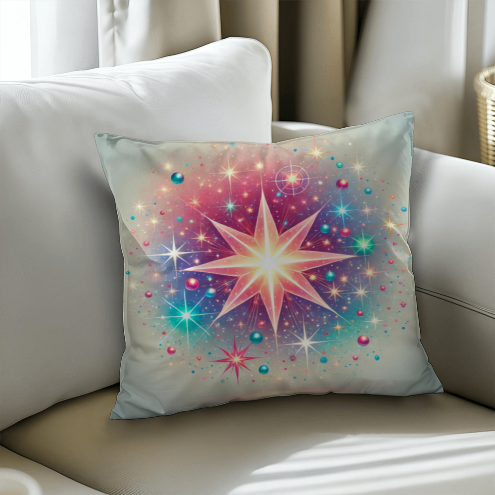 Colorful Celestial Star - Classic Pillow Cover