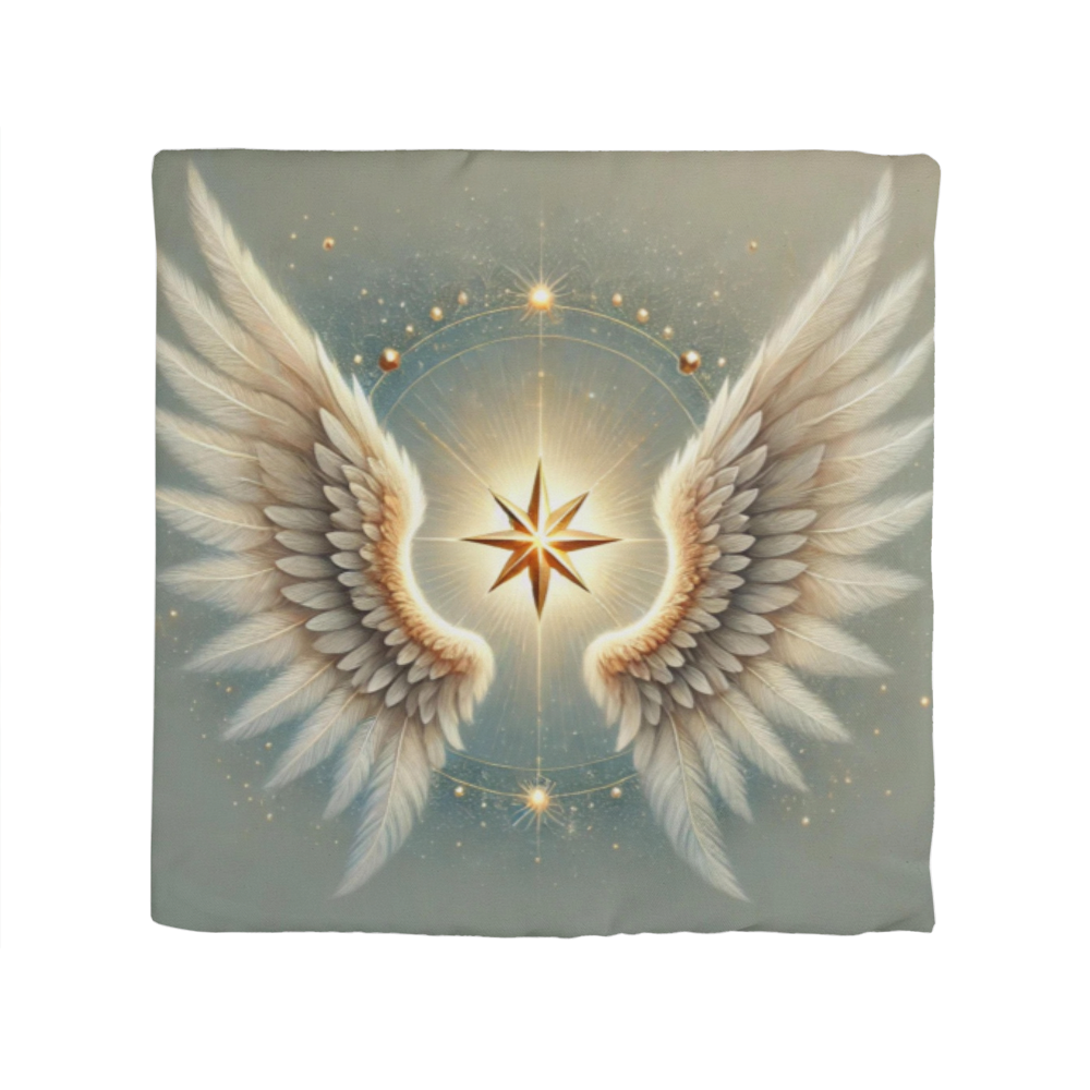 Golden Celestial Angel - Classic Pillow Cover