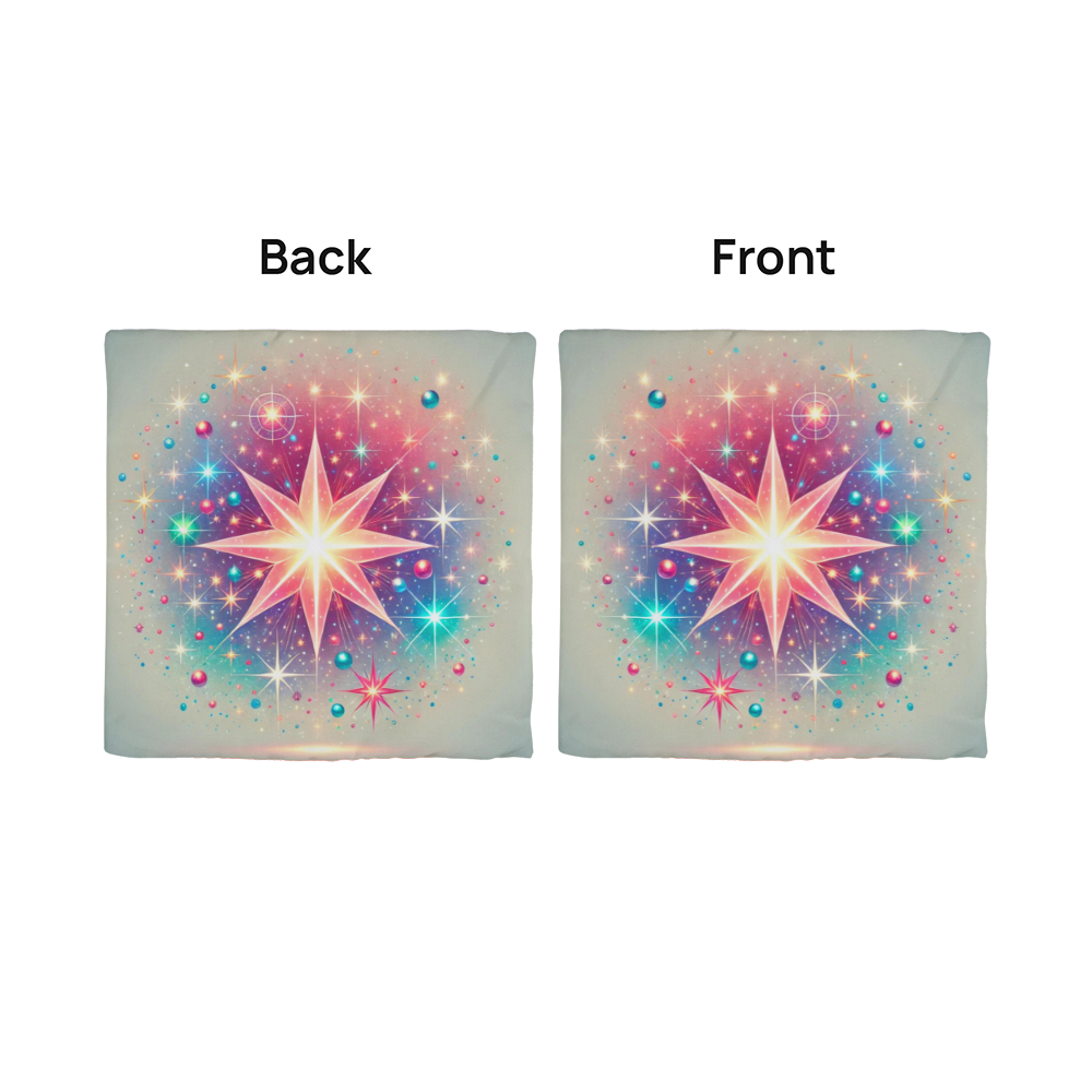 Colorful Celestial Star - Classic Pillow Cover