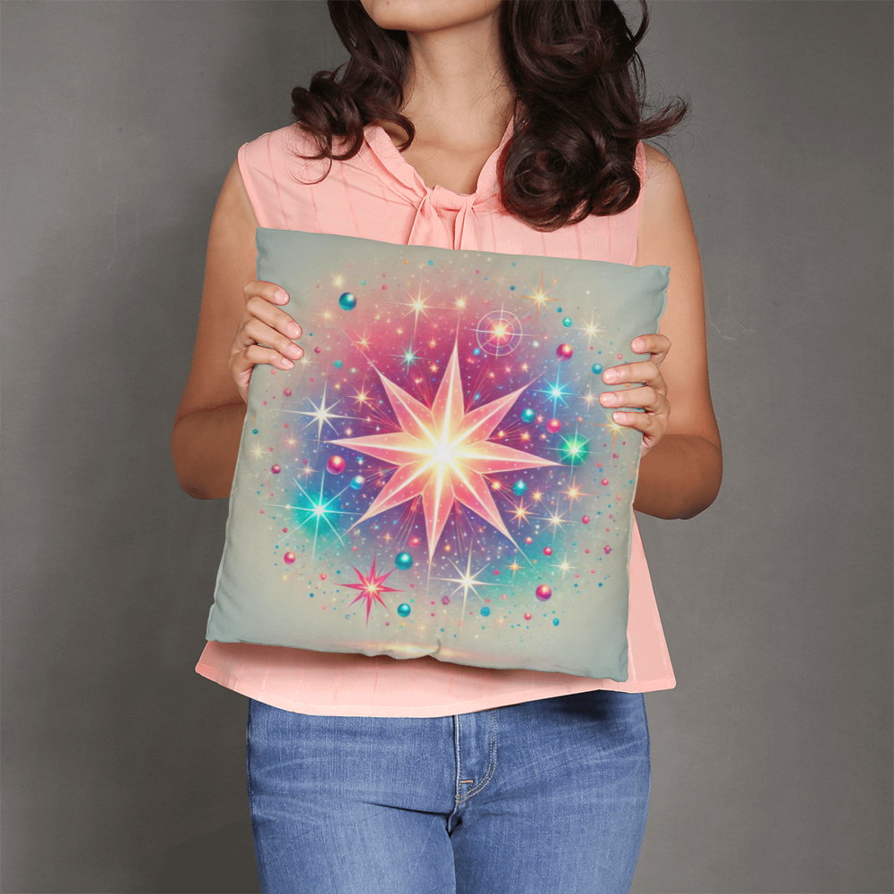 Colorful Celestial Star - Classic Pillow Cover