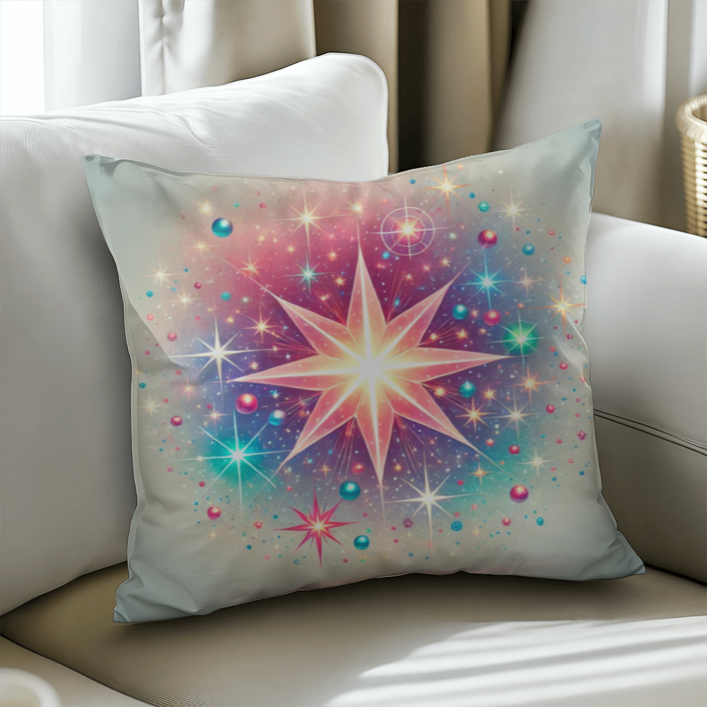 Colorful Celestial Star - Classic Pillow Cover