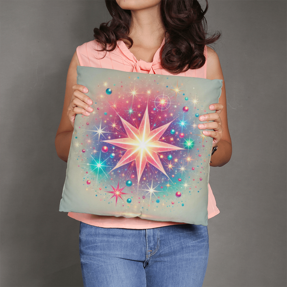 Colorful Celestial Star - Classic Pillow Cover