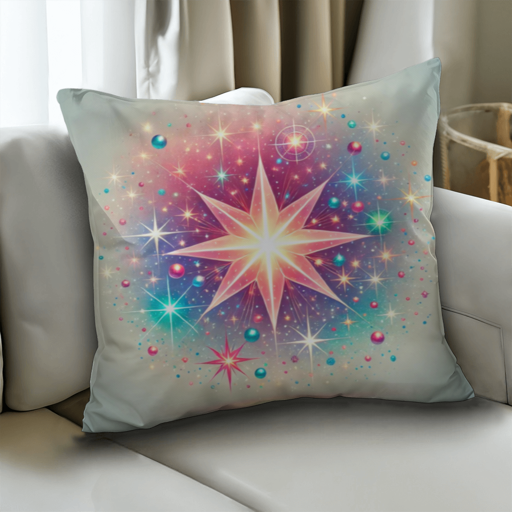 Colorful Celestial Star - Classic Pillow Cover