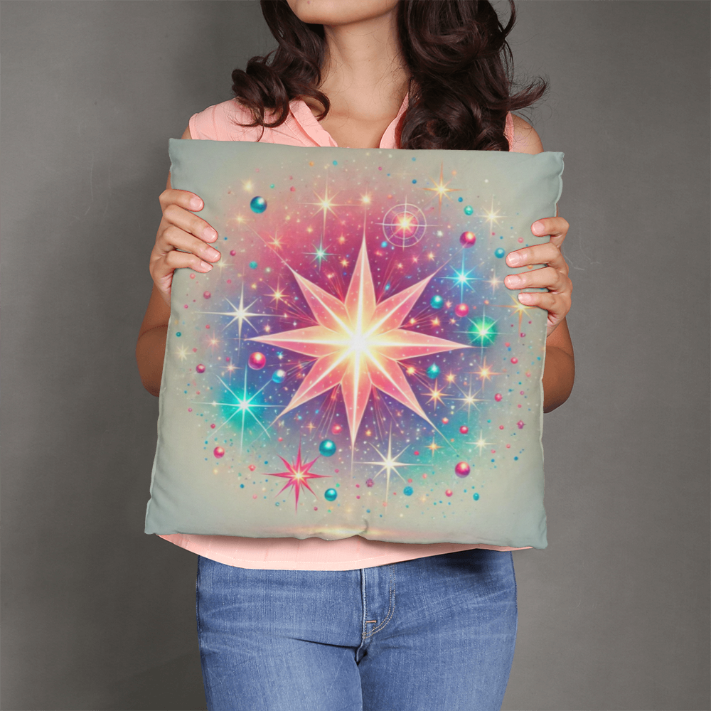 Colorful Celestial Star - Classic Pillow Cover