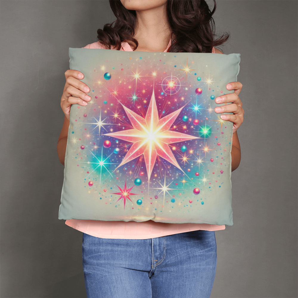 Colorful Celestial Star - Classic Pillow Cover