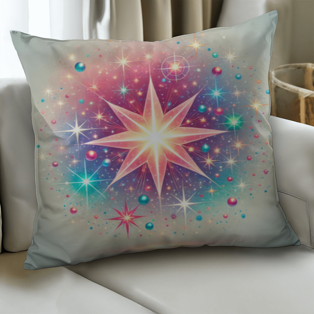 Colorful Celestial Star - Classic Pillow Cover