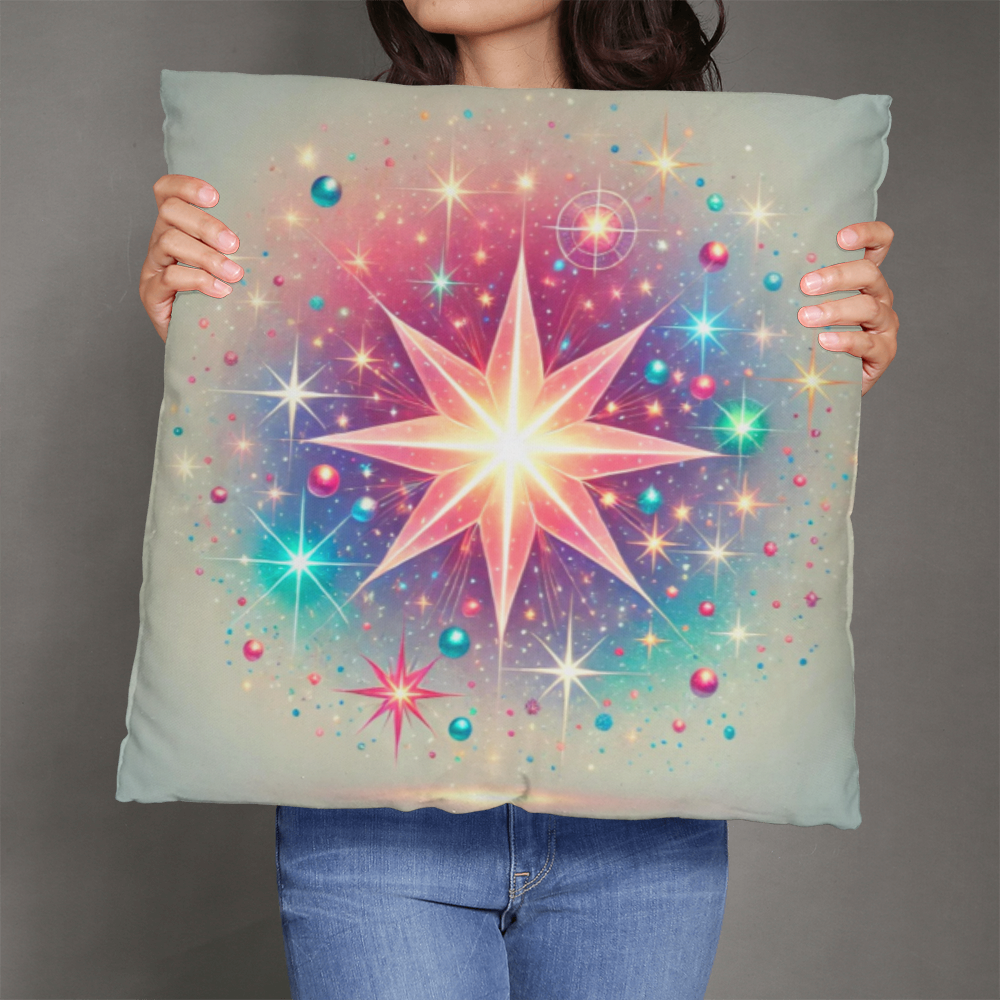 Colorful Celestial Star - Classic Pillow Cover