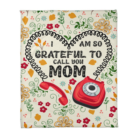 Call You Mom - Coral Fleece Blanket