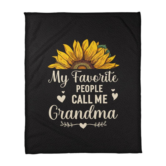 Favorite Grandma - Coral Fleece Blanket