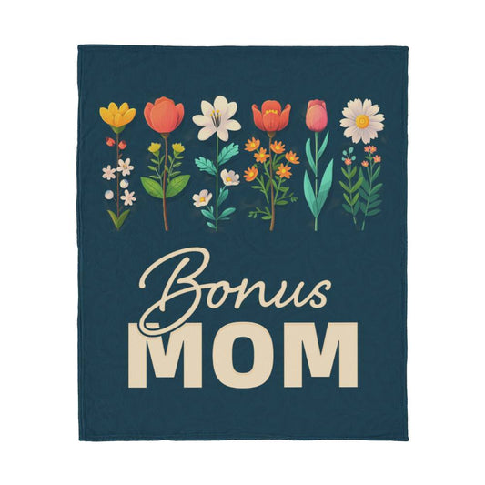 Bonus Mom - High Quality Fleece Blanket