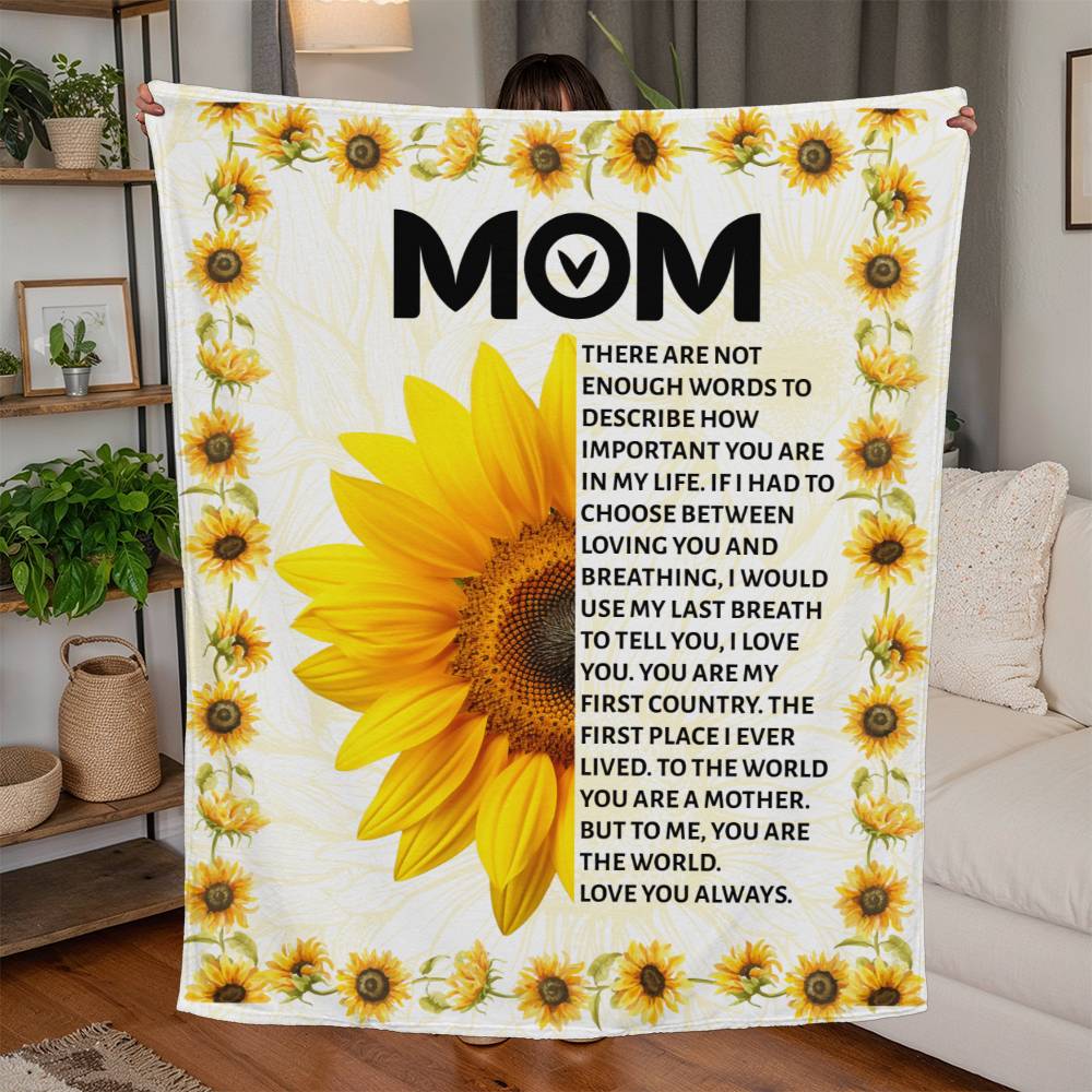 Not Enough Words - High Quality Fleece Blanket