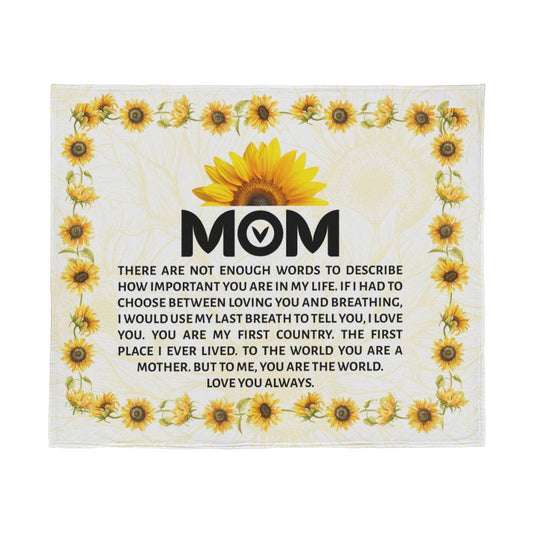 Not Enough Words - High Quality Fleece Blanket