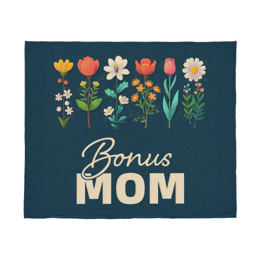 Bonus Mom - High Quality Fleece Blanket