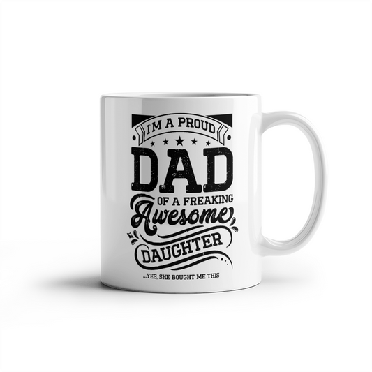 To My Awesome Dad - White Ceramic Mug