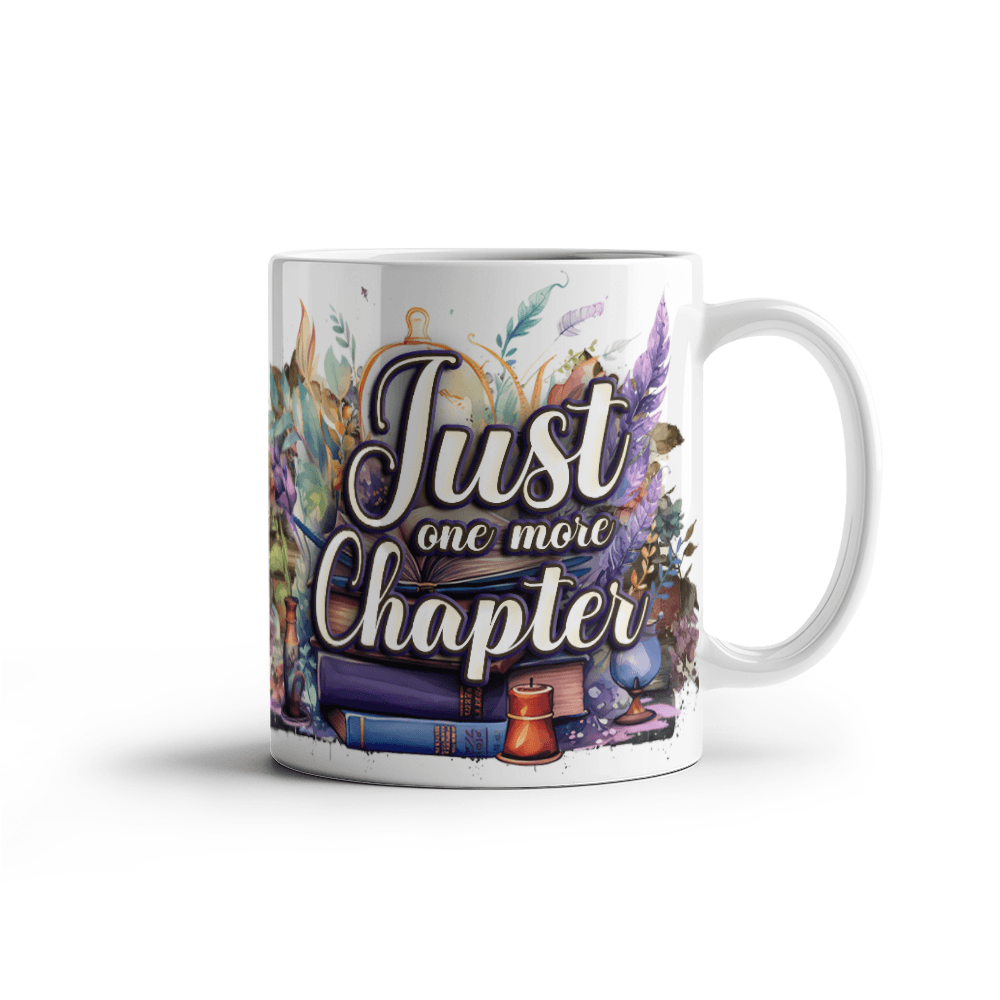 Just One More Chapter - White Ceramic Mug