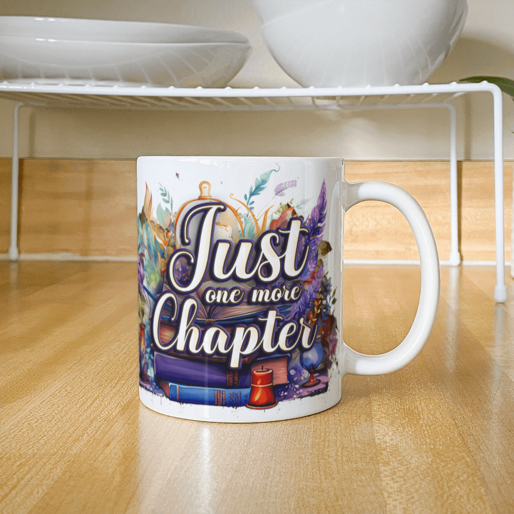 Just One More Chapter - White Ceramic Mug