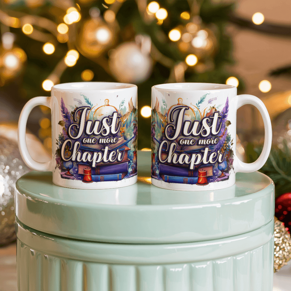 Just One More Chapter - White Ceramic Mug