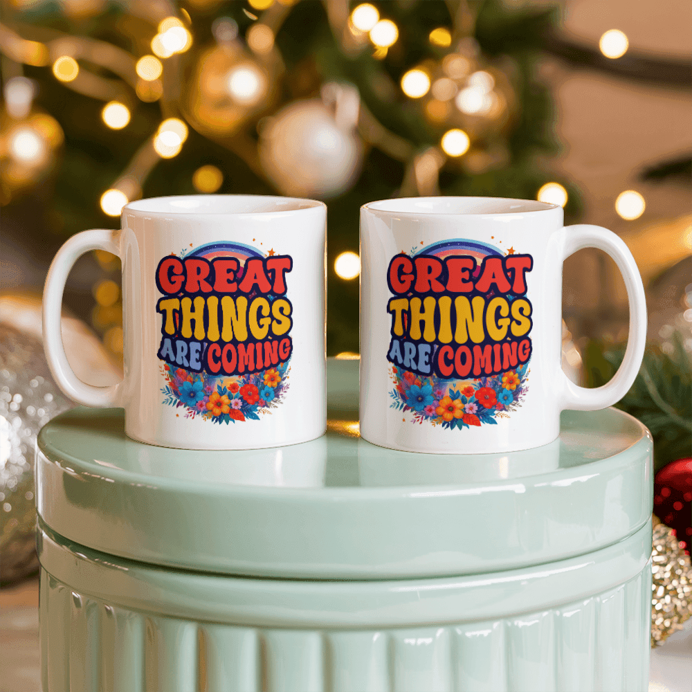 Great Things Are Coming - High Quality Mug