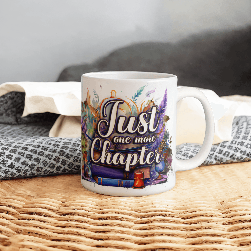 Just One More Chapter - White Ceramic Mug