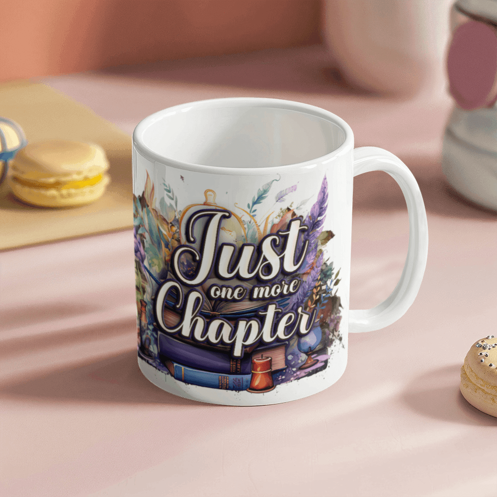 Just One More Chapter - White Ceramic Mug