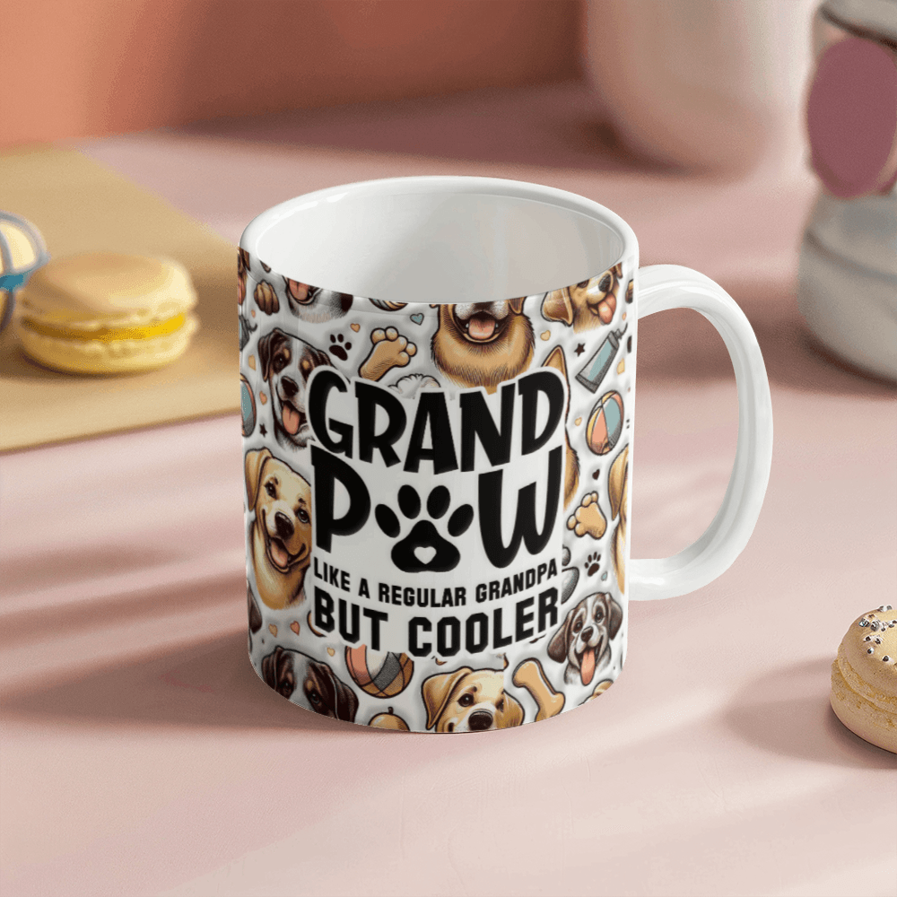 Grand Paw - White Ceramic Mug