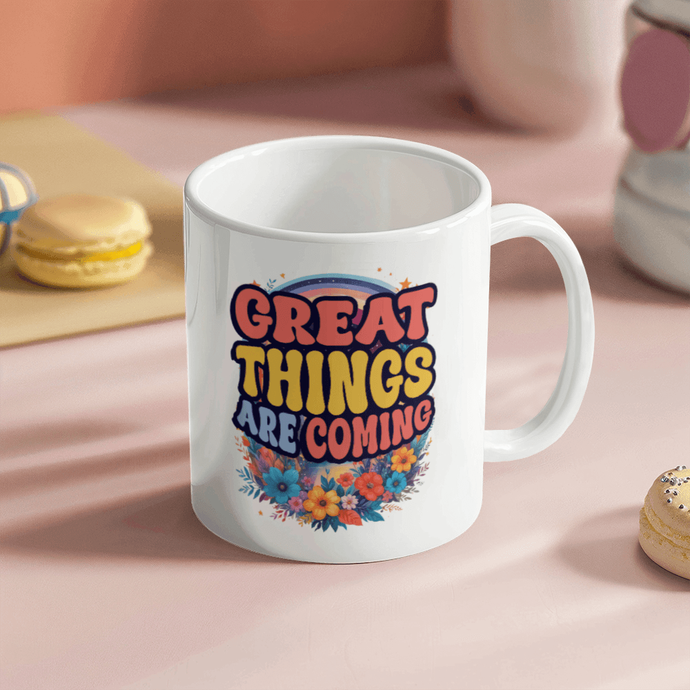 Great Things Are Coming - High Quality Mug