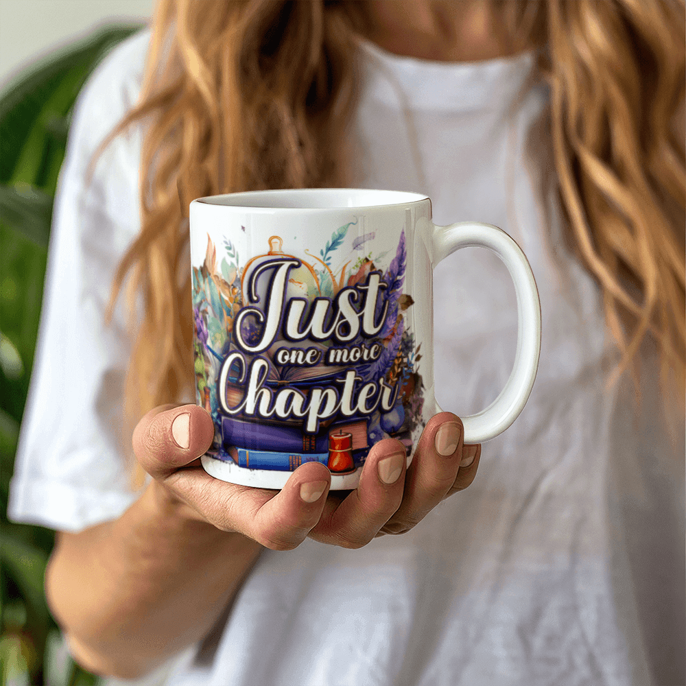 Just One More Chapter - White Ceramic Mug