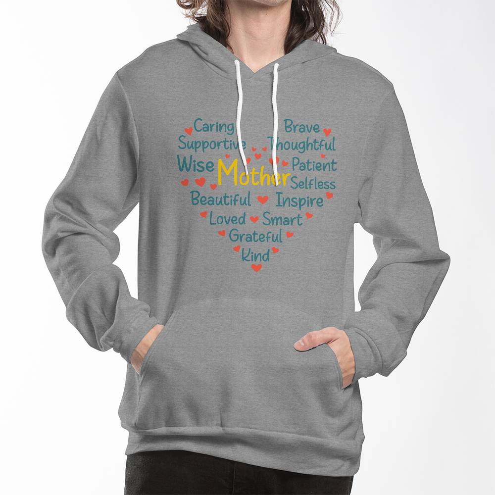 Caring Mother - Pullover Fleece Hoodie