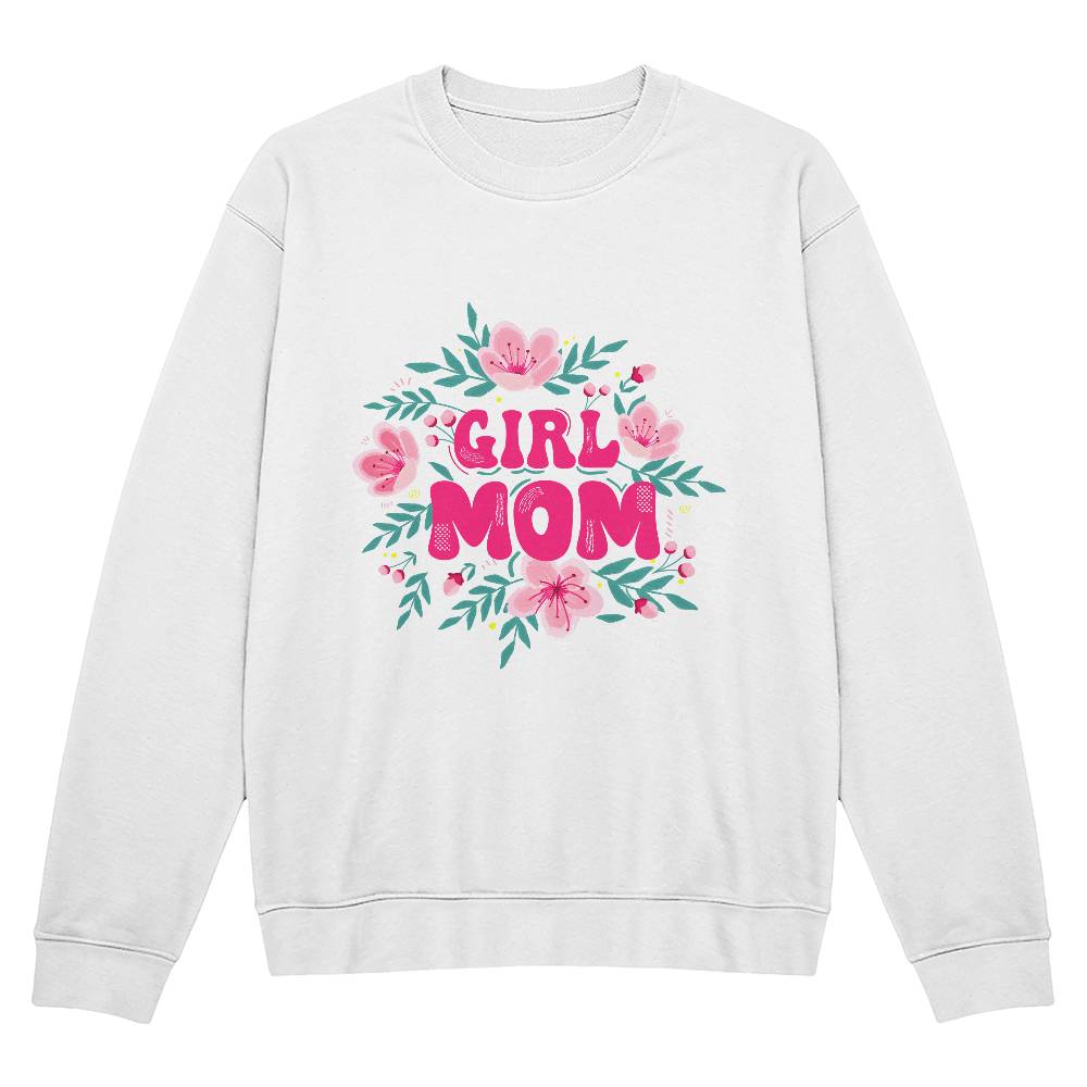 Girl Mom - Unisex Crewneck Sweatshirt