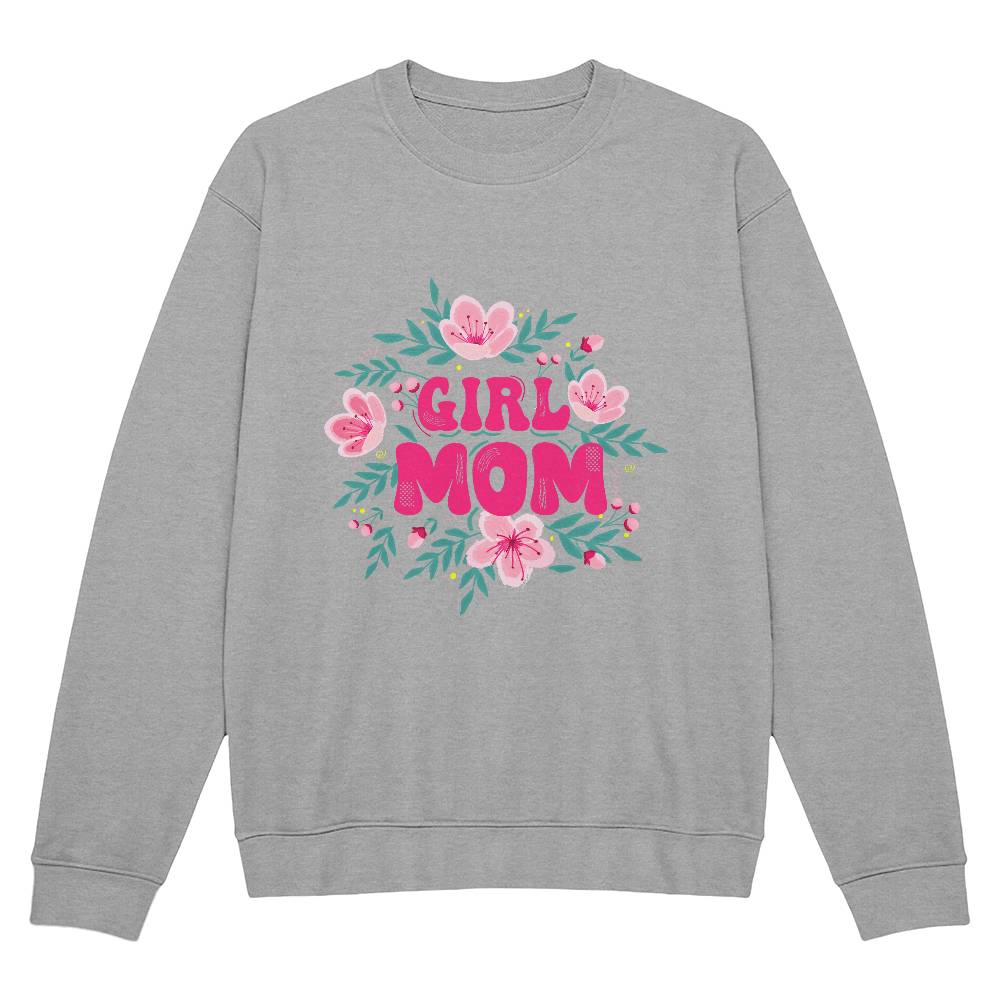 Girl Mom - Unisex Crewneck Sweatshirt