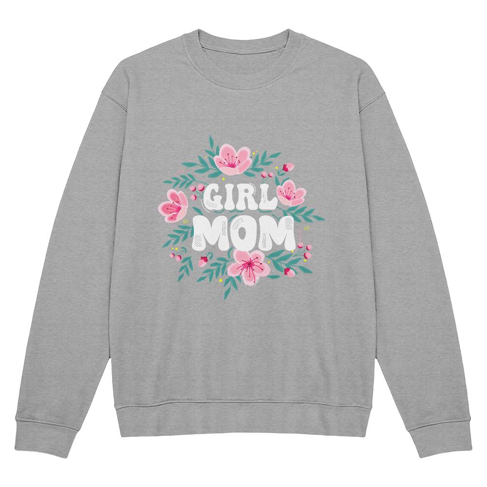 Girl Mom - Unisex Crewneck Sweatshirt