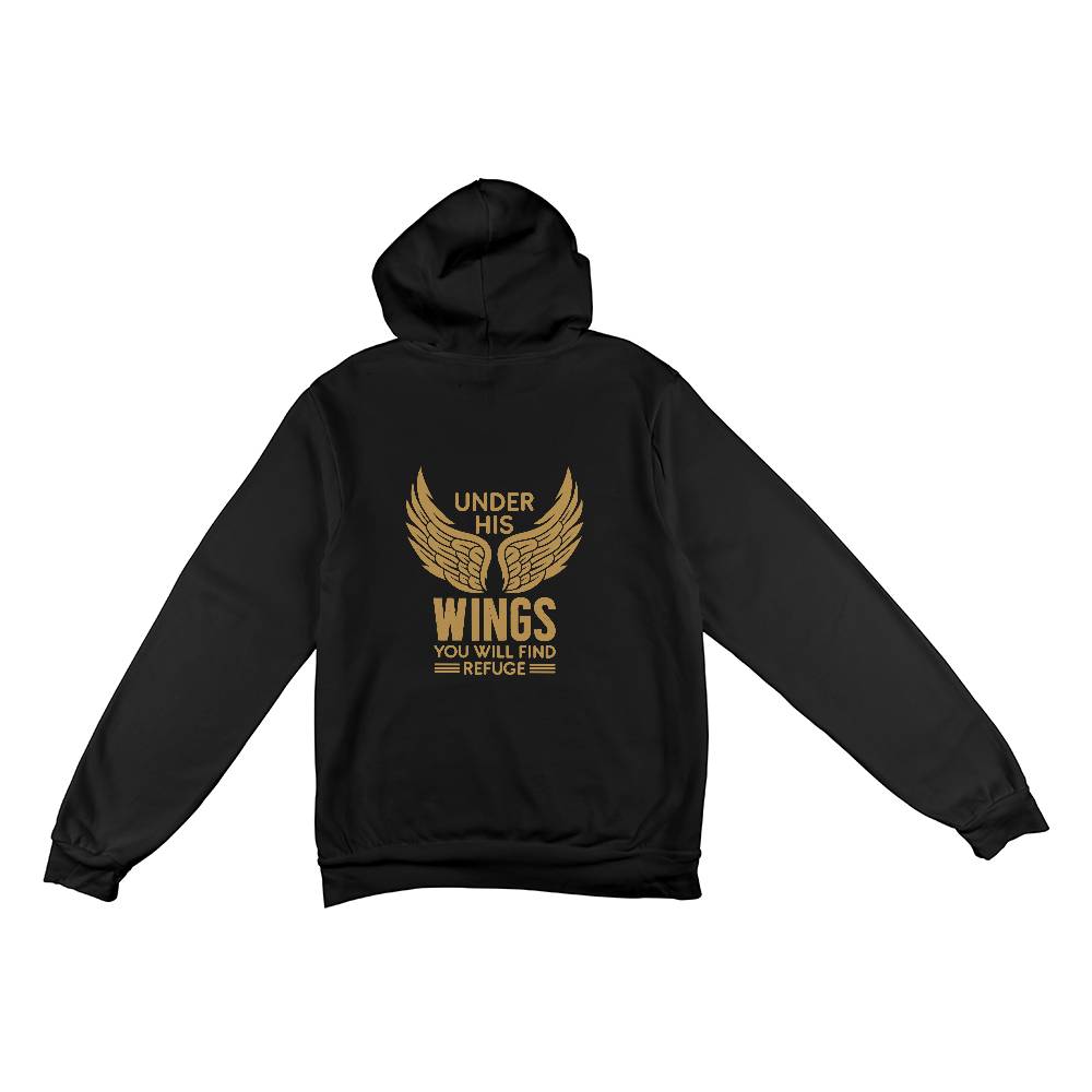 Under His Wings - Pullover Fleece Hoodie