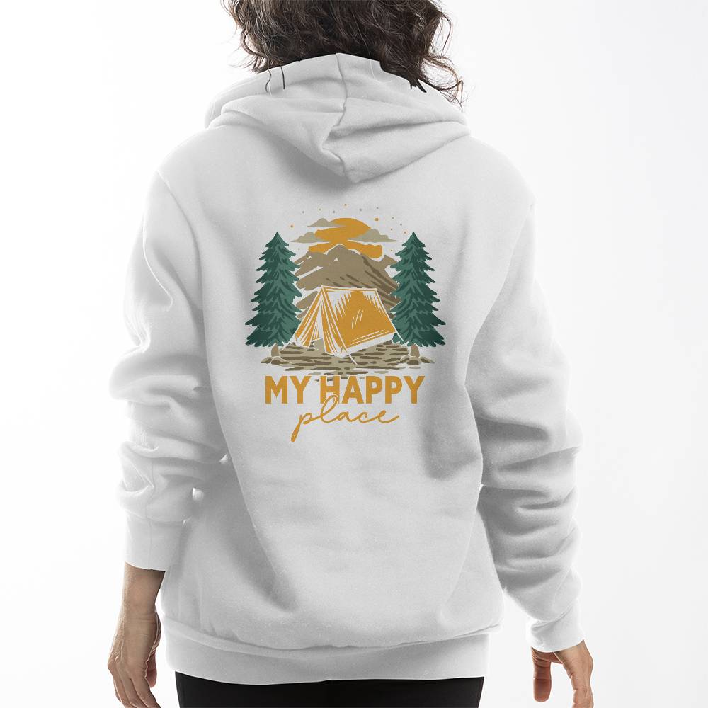 My Happy Place - Pullover Fleece Hoodie