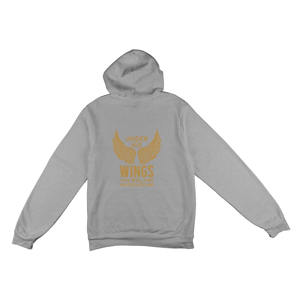 Under His Wings - Pullover Fleece Hoodie