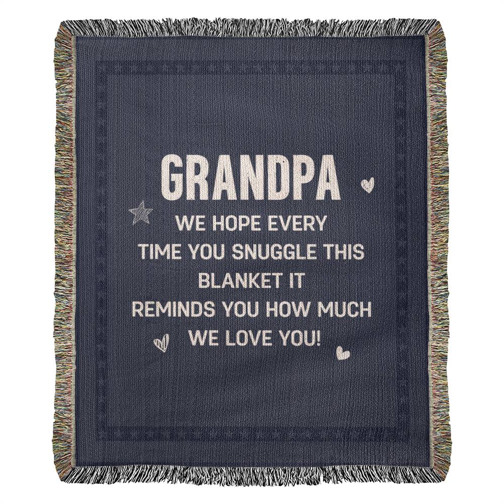 Grandpa - Heirloom Woven Blanket