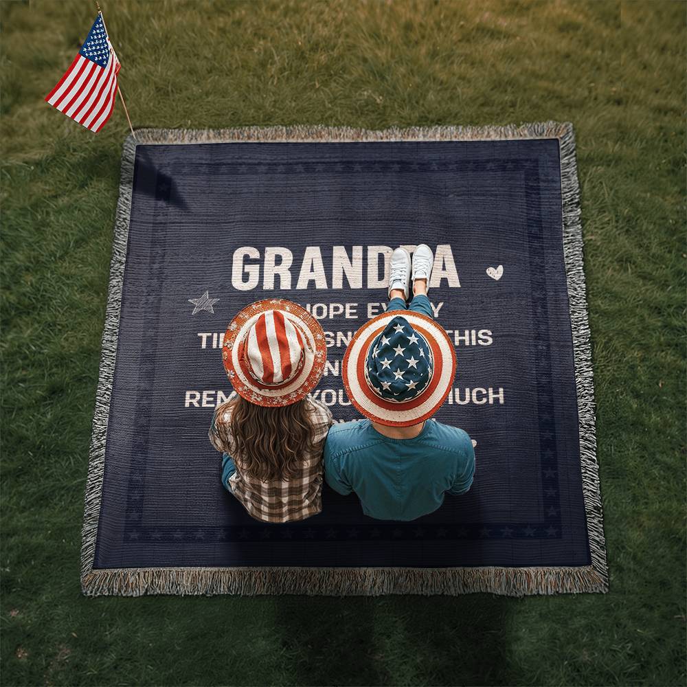 Grandpa - Heirloom Woven Blanket