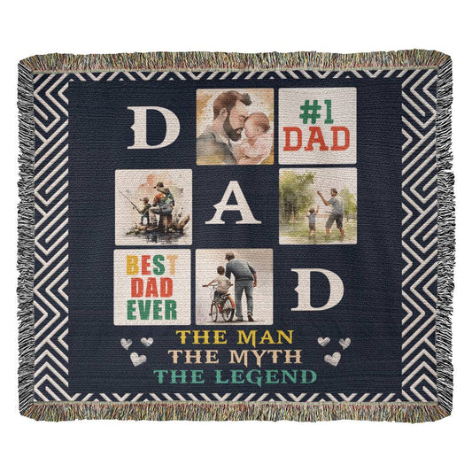 Dad - Heirloom Woven Blanket