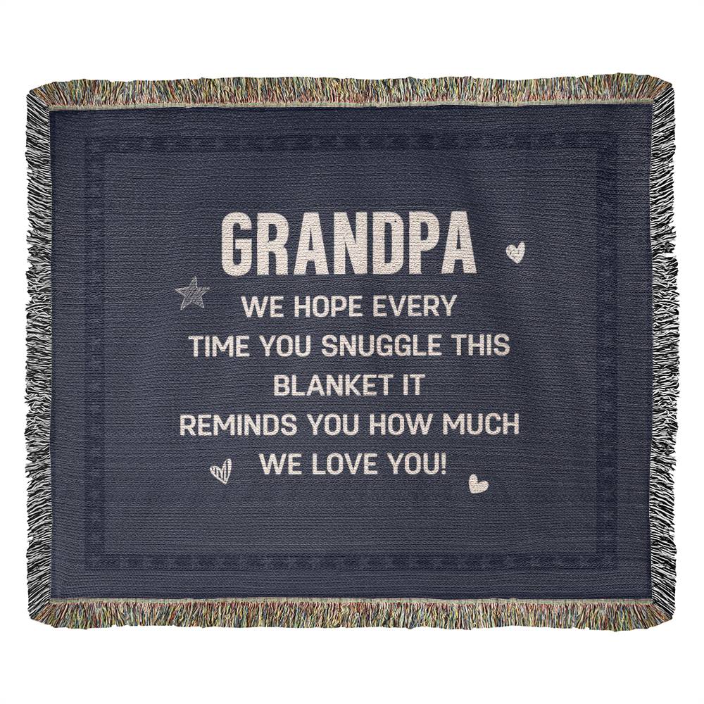 Grandpa - Heirloom Woven Blanket