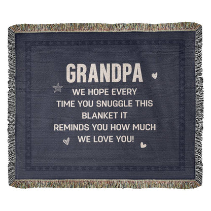 Grandpa - Heirloom Woven Blanket