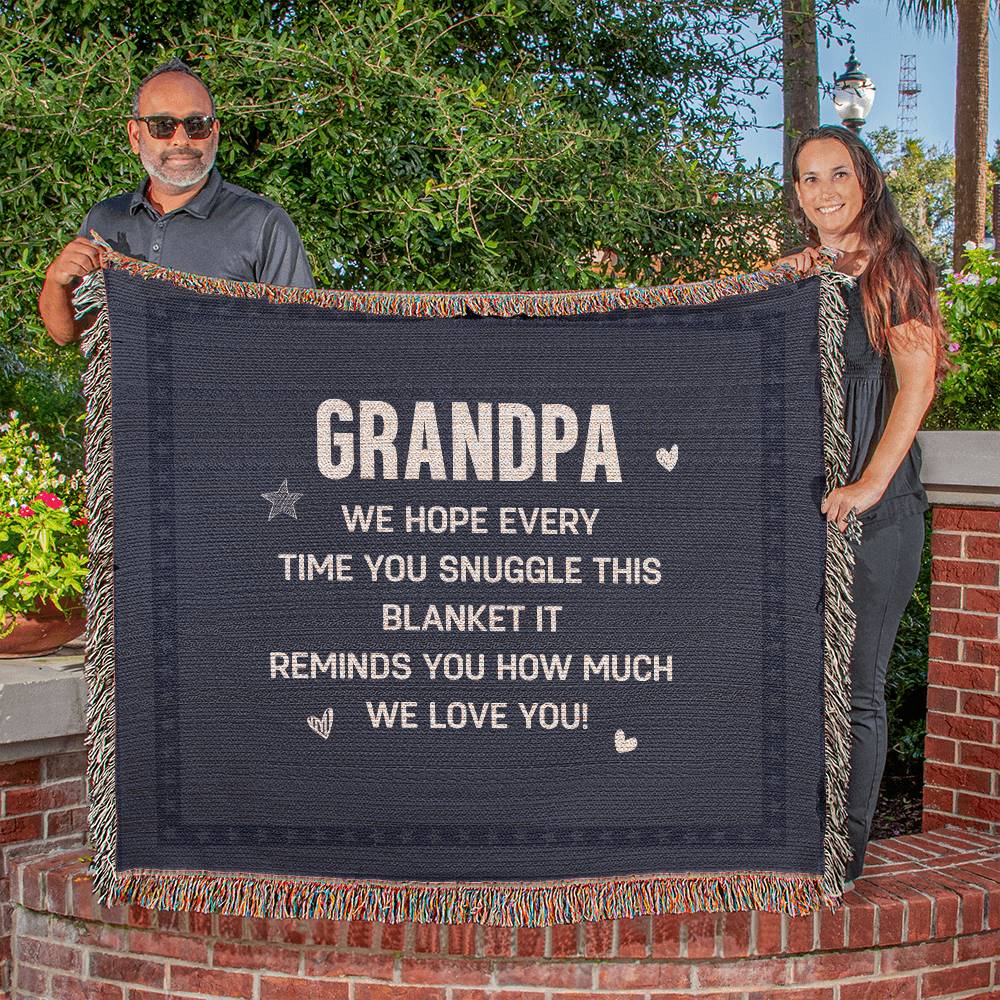 Grandpa - Heirloom Woven Blanket