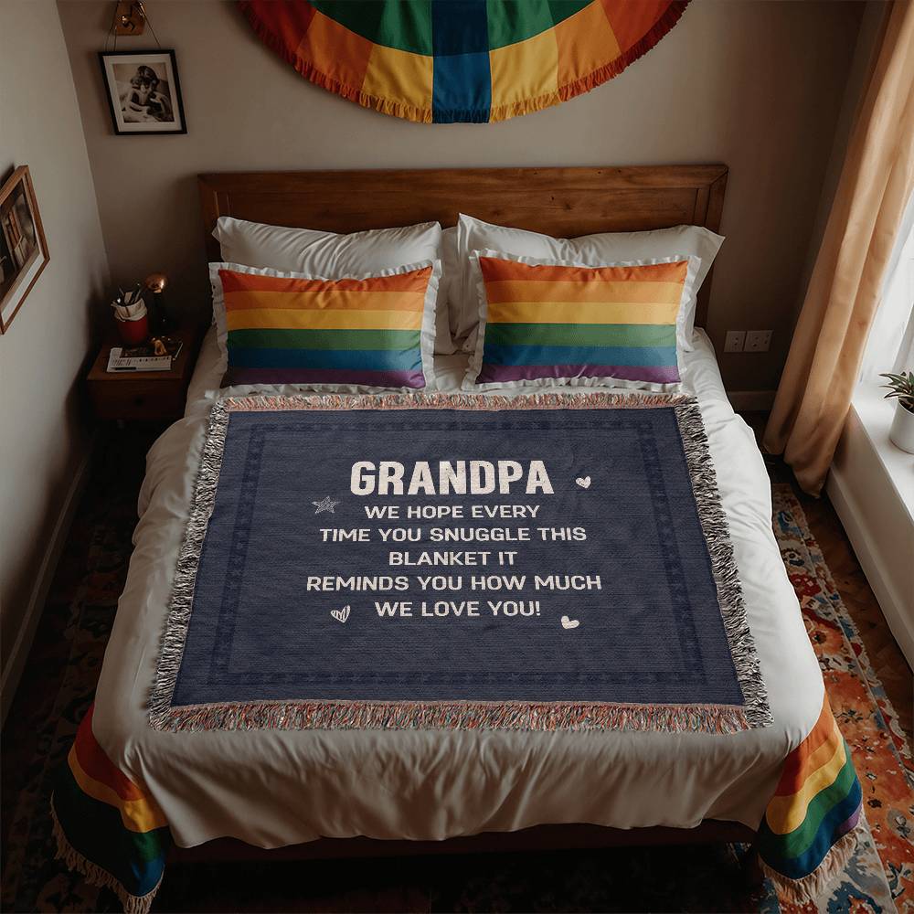 Grandpa - Heirloom Woven Blanket