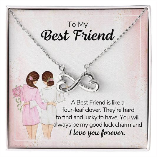 To My Best friend - Endless Love Necklace (f/k/a Infinity Hearts Necklace)