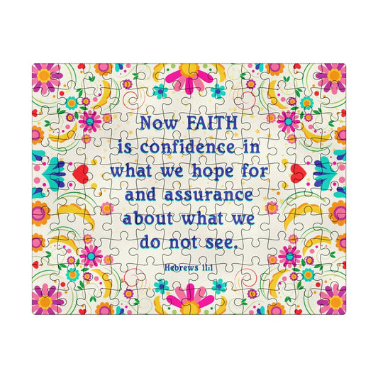 Faith Is Confidence - High Quality 8" x 10" Puzzle