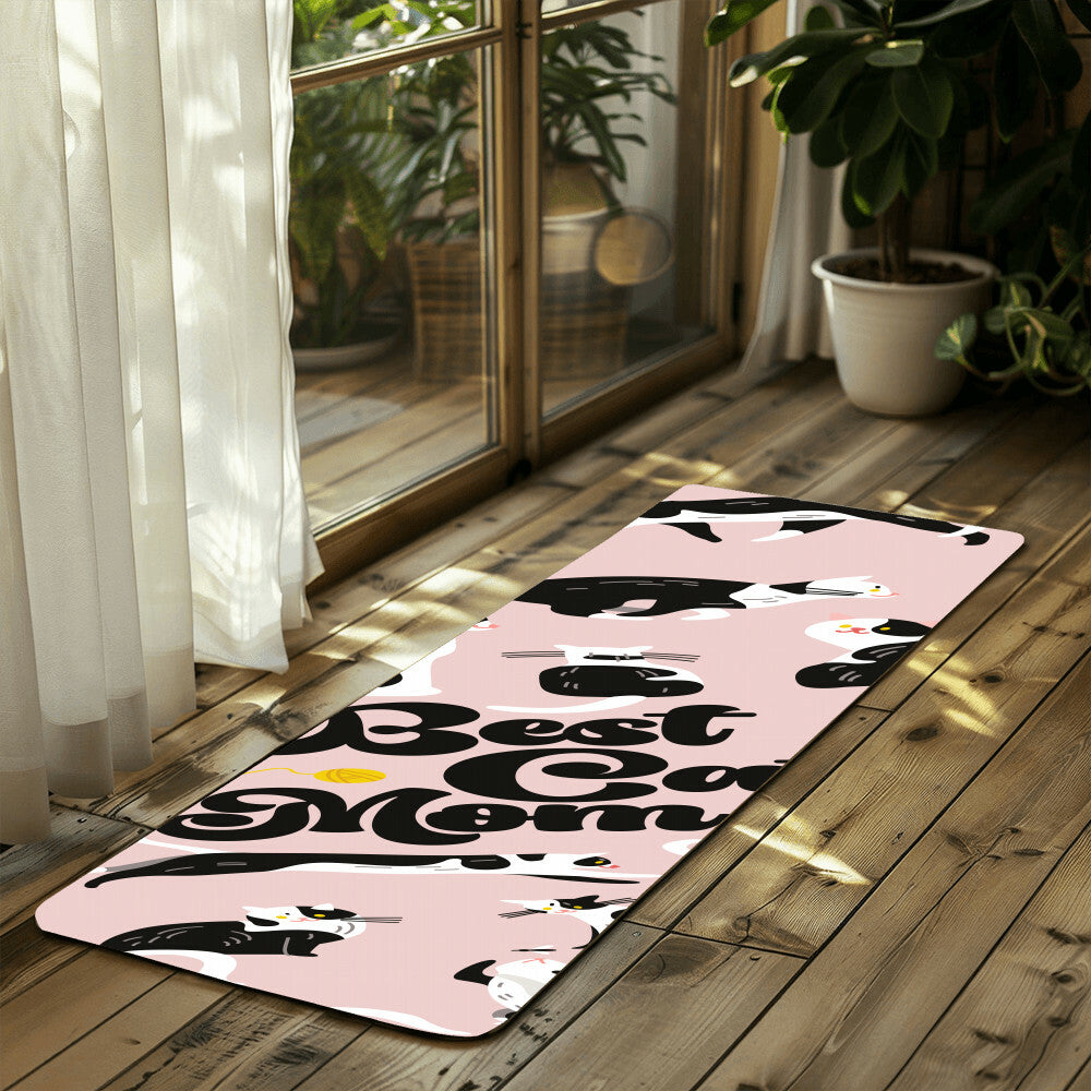 Best Cat Mom - High Quality Yoga Mat