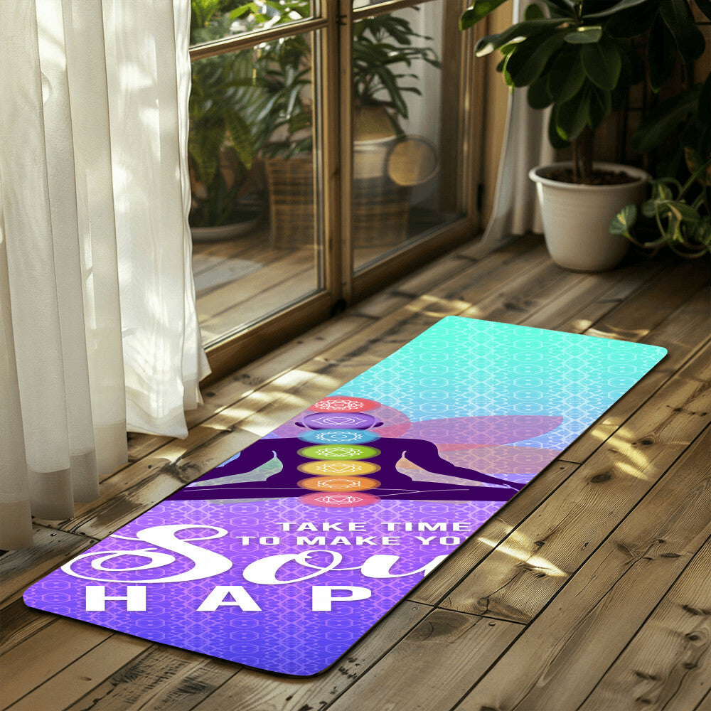 Make Your Soul Happy - High Quality Yoga Mat