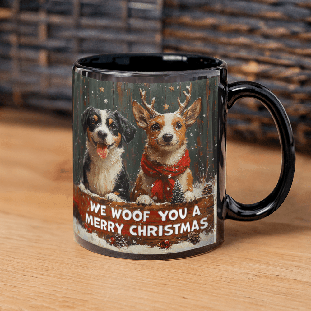 We Woof You A Merry Christmas - High Quality Mug