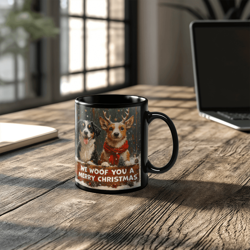 We Woof You A Merry Christmas - High Quality Mug