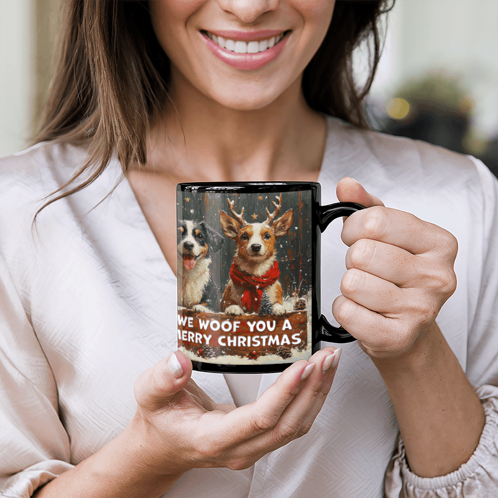 We Woof You A Merry Christmas - High Quality Mug