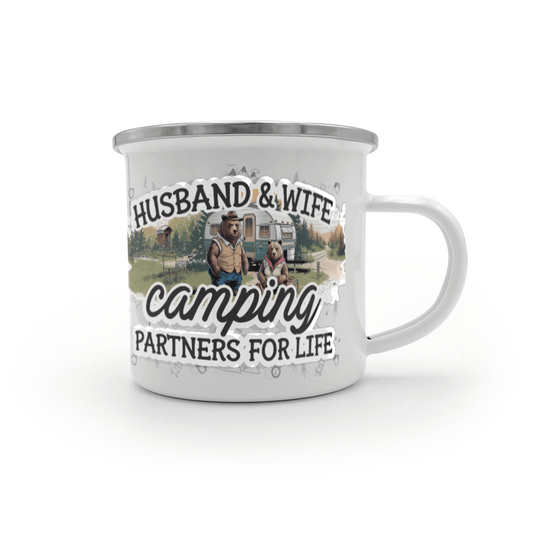 Husband & Wife - High Quality Camping Mug