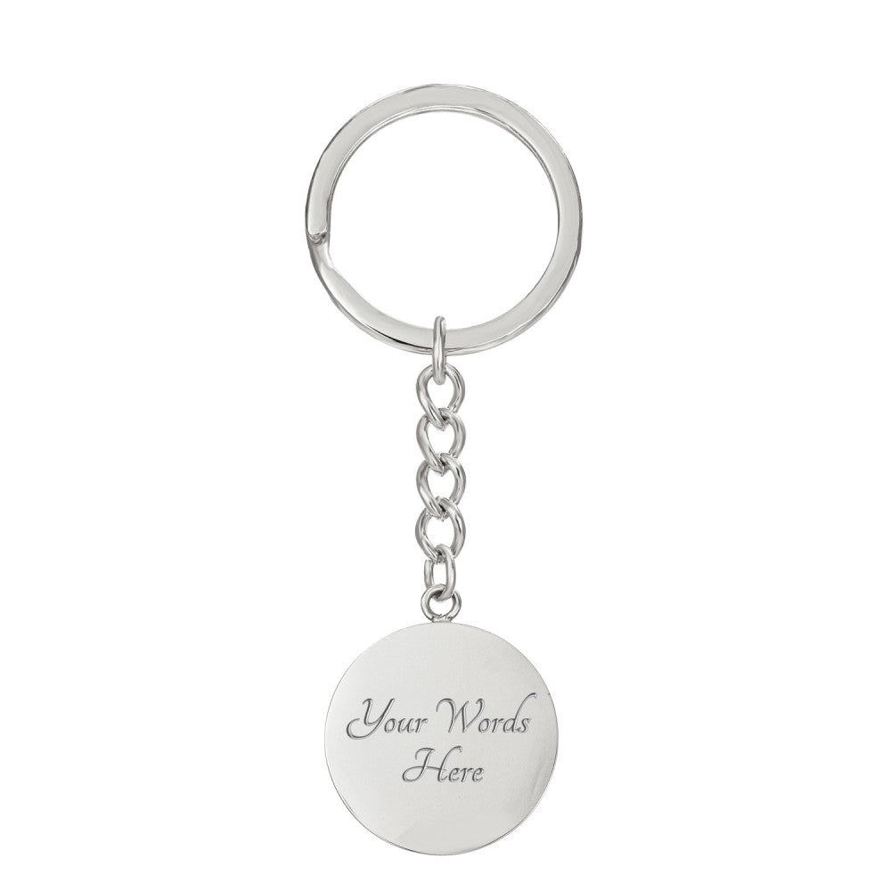 Honey - Graphic Circle Keychain